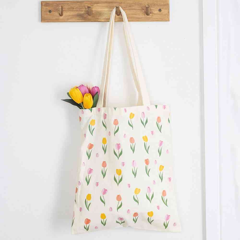 Something Different - Tulip Print Tote bag - Multicolours